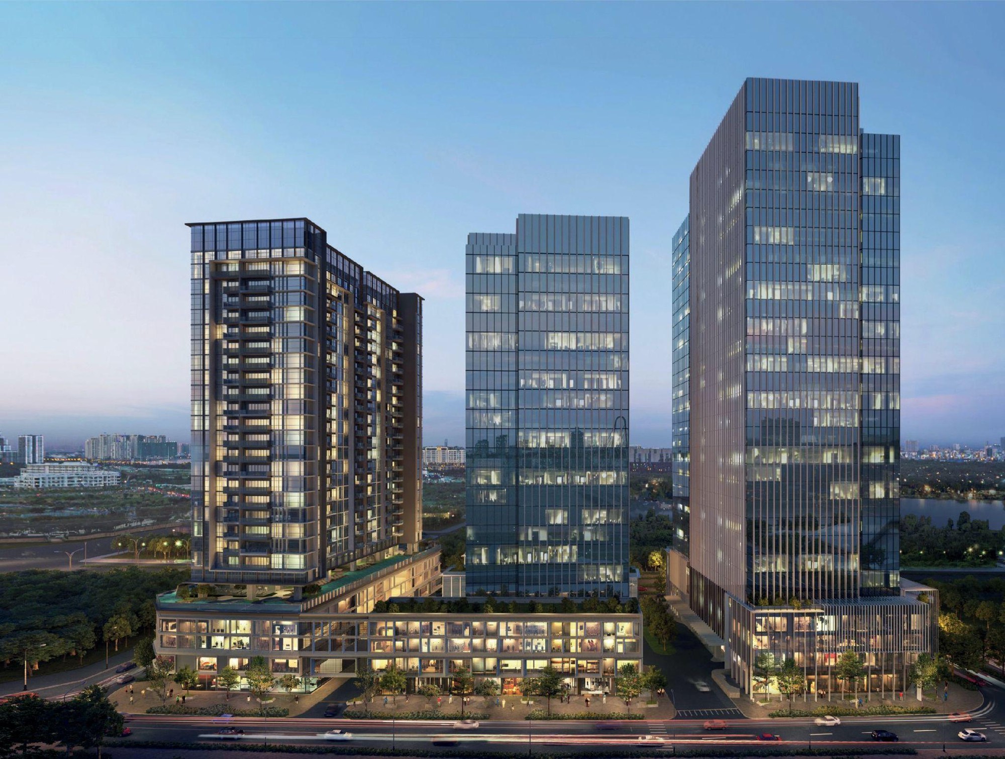 Samsung nâng tầm sống với điều hoà không khí tiết kiệm đến 55% điện năng- Ảnh 3. Siêu dự án Metropole Thủ Thiêm sử dụng điều hòa Cassette WindFree™ 1 hướng