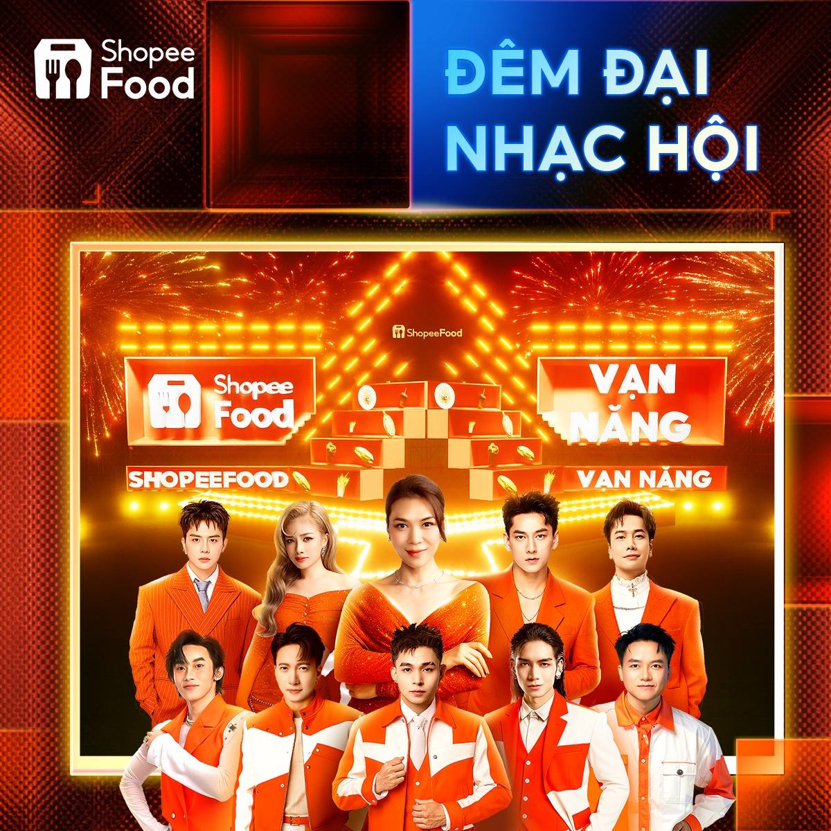 Tất tần tật bí kíp ăn ngon, chơi vui cả ngày tại Đại Tiệc Vạn Năng - ShopeeFood Mega Fest- Ảnh 5. Đêm nhạc hội cháy hết mình cùng dàn sao