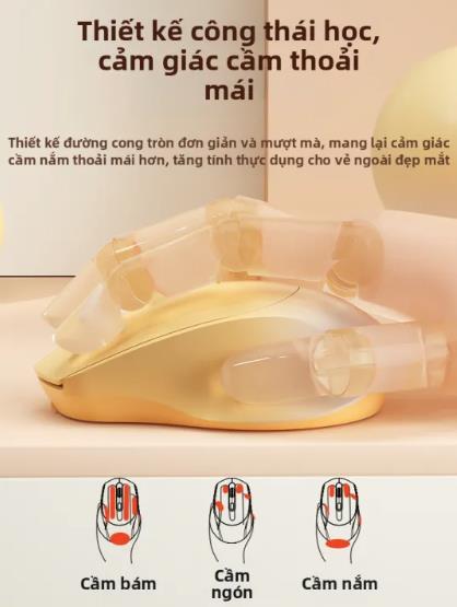 Chuột không dây Silent Bluetooth trong Flash sale Chuột không dây thiết kế im lặng, điều chỉnh DPI dễ dàng