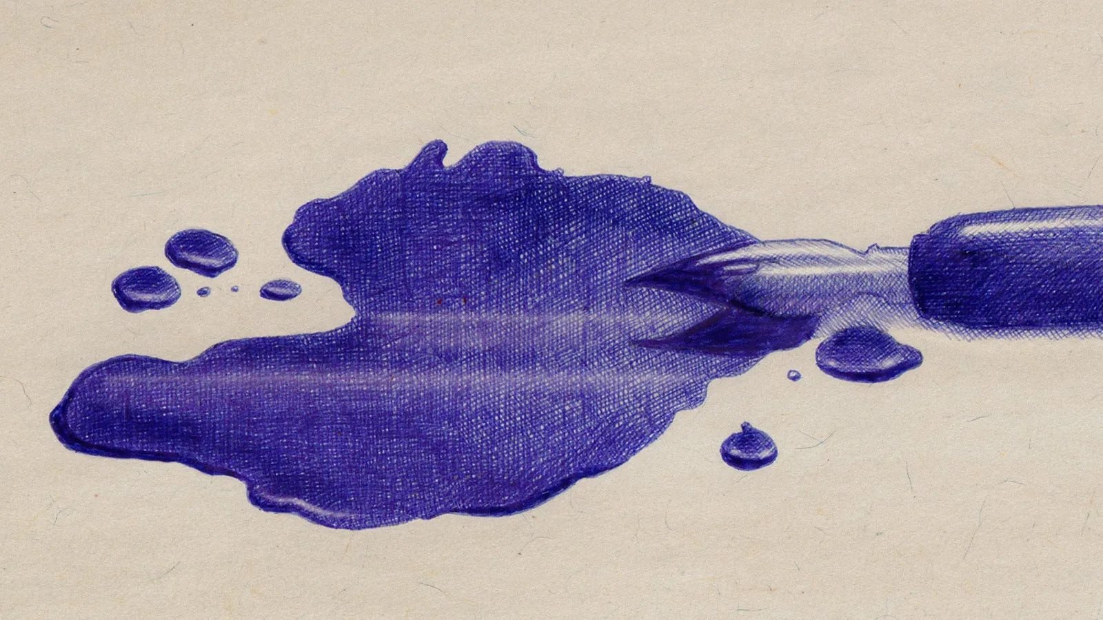 Bút mực một thời quá nhem nhuốc và phiền phức Bút mực một thời quá nhem nhuốc và phiền phức