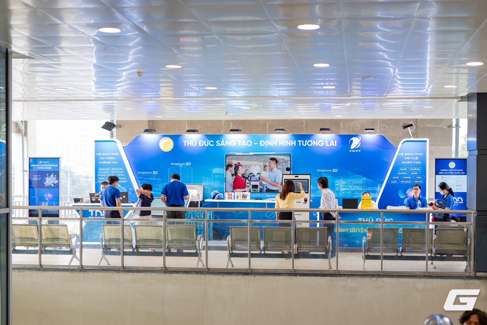 Khu vực trải nghiệm công nghệ tại Thủ Đức Digital Day 2025 Sự kiện với nhiều gian hàng công nghệ